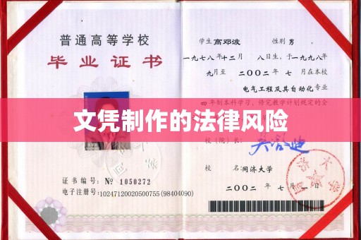 山东文凭制作的法律风险